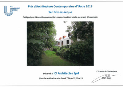 ICI architectes Prix d'architecture contemporaine 2018
